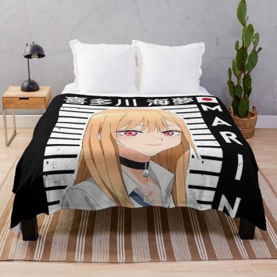 My Dress-Up Darling Marin Kitagawa Throw Blanket Official My Dress-Up Darling Merch