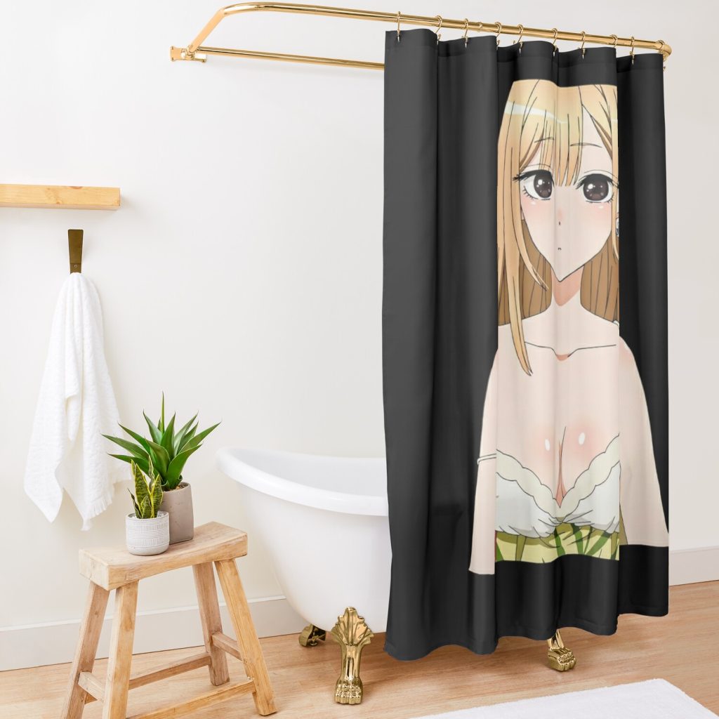 My Dress-Up Darling Marin Kitagawa Shower Curtain Official My Dress-Up Darling Merch